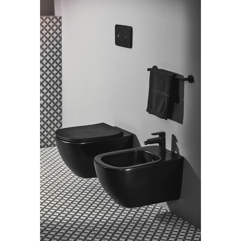Подвесной унитаз Ideal Standard Tesi AquaBlade T0079V3 черный матовый