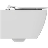 Подвесной унитаз Ideal Standard i.life S 48 см с технологией RimLS с тонким сиденьем Soft-close / T459201+T532801 — 5