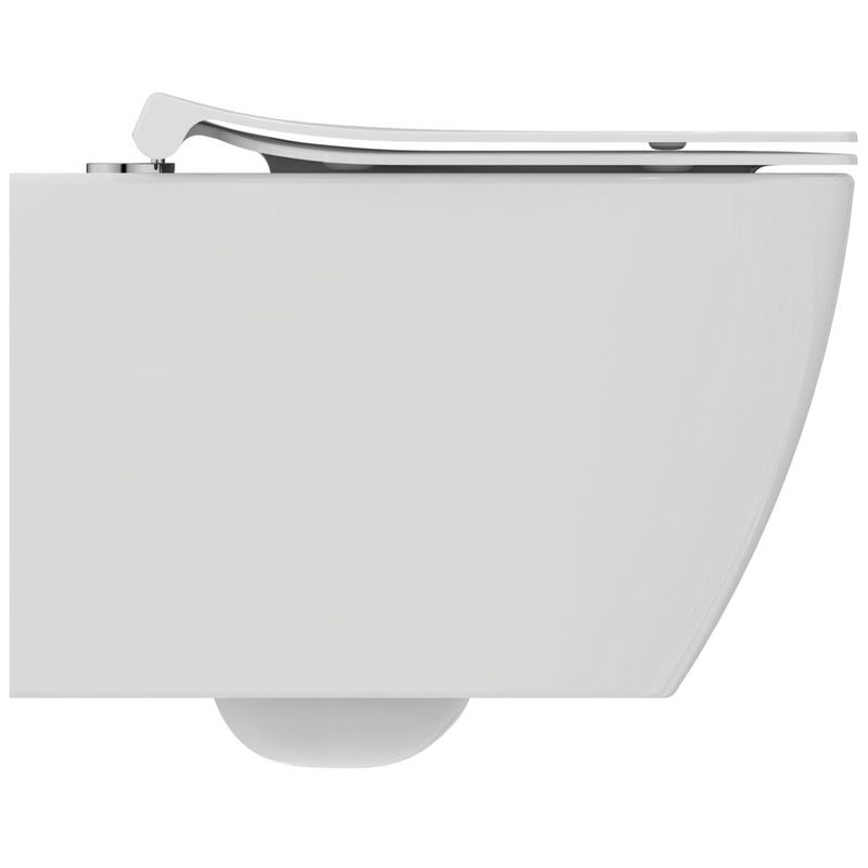 Подвесной унитаз Ideal Standard i.life S 48 см с технологией RimLS с тонким сиденьем Soft-close / T459201+T532801