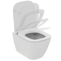 Подвесной унитаз Ideal Standard i.life S 48 см с технологией RimLS с тонким сиденьем Soft-close / T459201+T532801 — 3