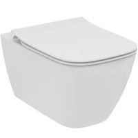 Подвесной унитаз Ideal Standard i.life B с технологией RimLS с сиденьем Slim Soft-close / T461401+T500301 — 1