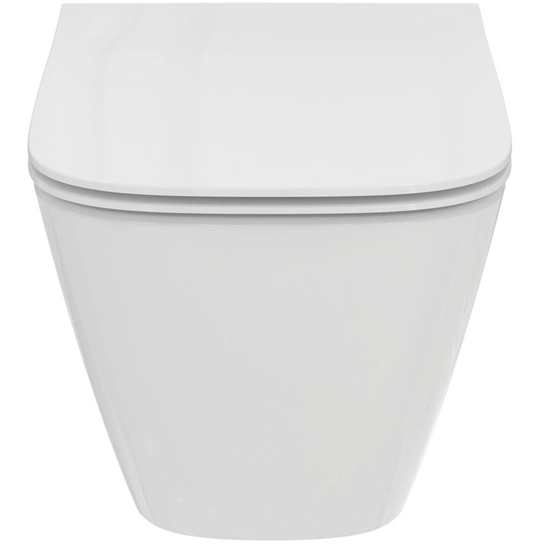 Подвесной унитаз Ideal Standard i.life B с технологией RimLS с сиденьем Slim Soft-close / T461401+T500301