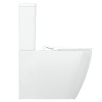 Напольный унитаз Ideal Standard i.life S безободковый пристенный + сиденье Soft-close / T500001+T473501+T532901 — 2