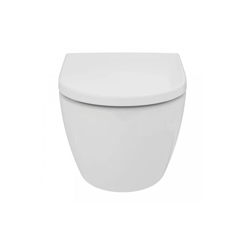 Подвесной унитаз Ideal Standard Ellisse T569201 безободковый с крышкой Soft-Close