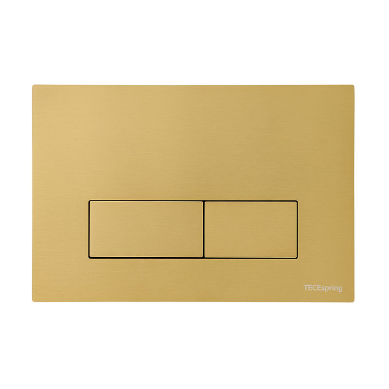 Инсталляция для унитаза TECE spring S300511 с панелью смыва нержавеющая сталь gold PVD, с покрытием против отпечатков пальцев