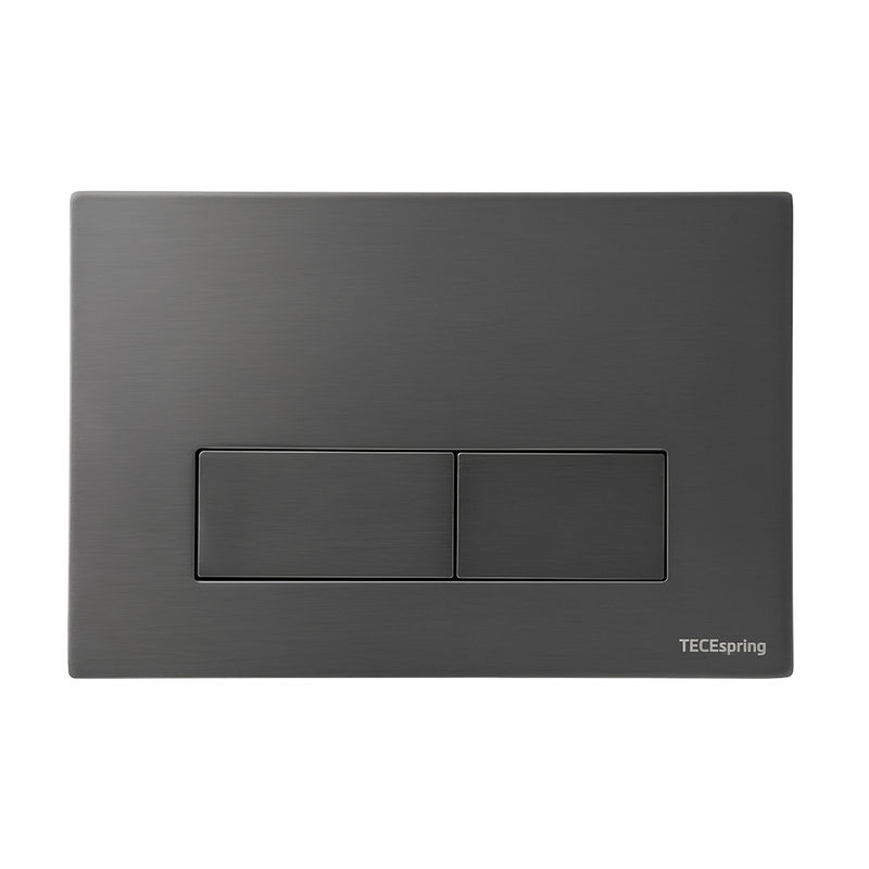 Инсталляция для унитаза TECE spring S300521 с панелью смыва нержавеющая сталь gun metal PVD, с покрытием против отпечатков пальцев