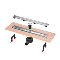 Душевой лоток TECE spring Linus 1000 S601000 с основой Plate для плитки или керамогранита — 2