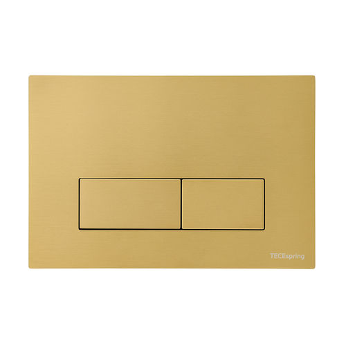 Кнопка смыва TECE spring S S240511 сатин gold PVD с покрытием против отпечатков пальцев