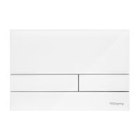 Кнопка смыва TECE spring square S240850 акрил белая — 1