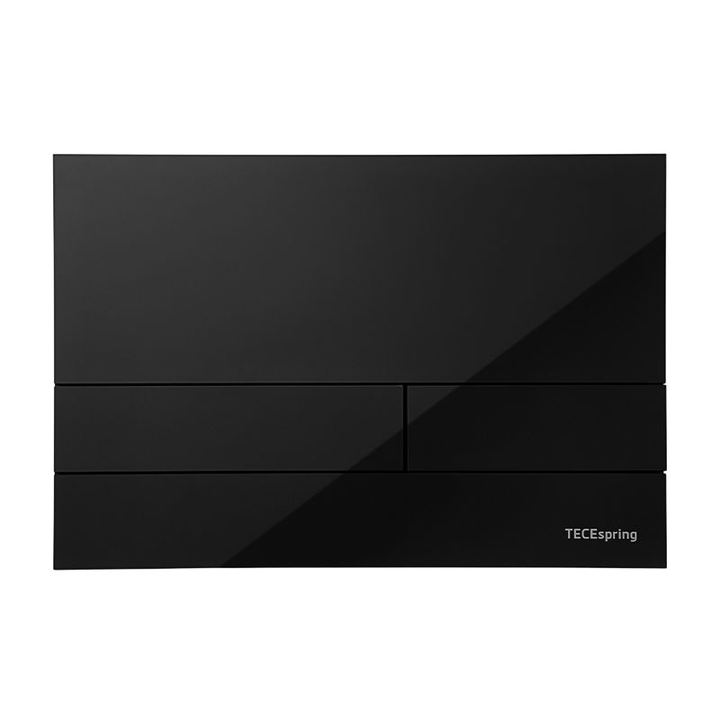 Кнопка смыва TECE spring square S240851 акрил черная