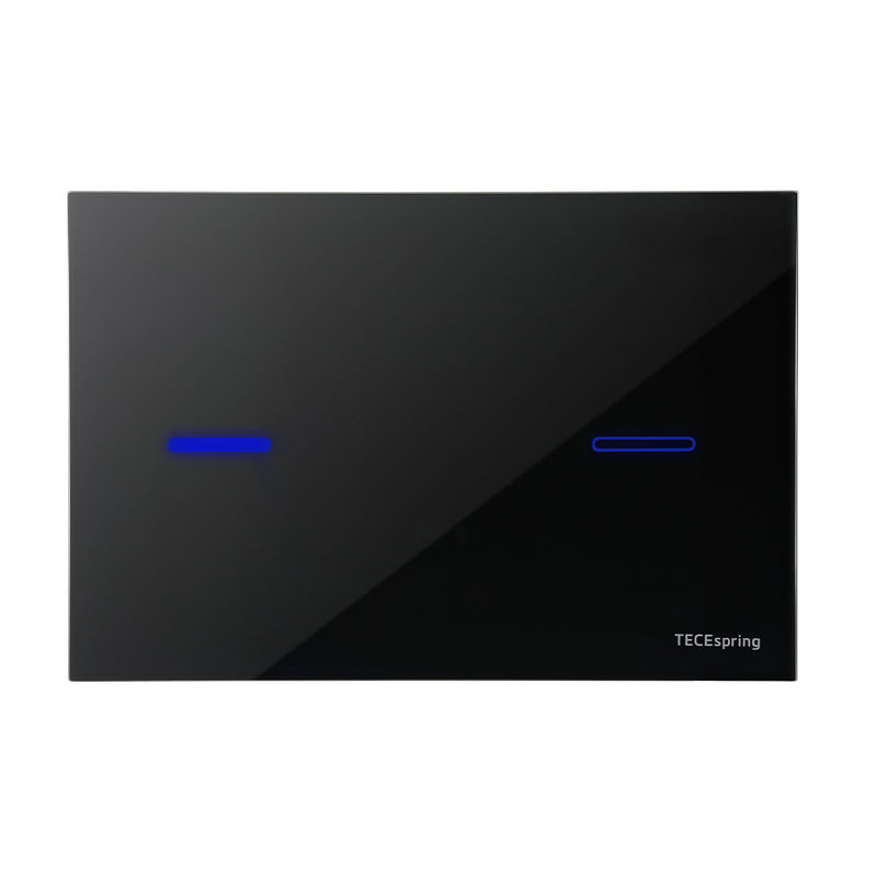 Кнопка смыва TECE spring lux S249702 стеклянная черная глянцевая