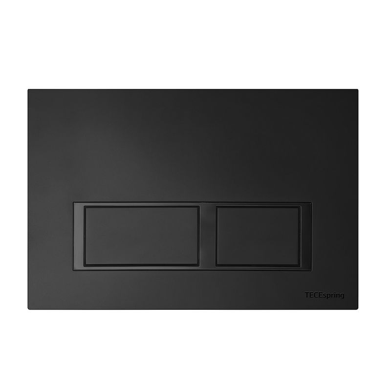 Инсталляция для унитаза TECE spring S401204 с пластиковой панелью смыва V черная матовая