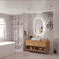 Зеркало Misty Титавин 600х1000 Led холодная подсветка ореол с подогревом — 3