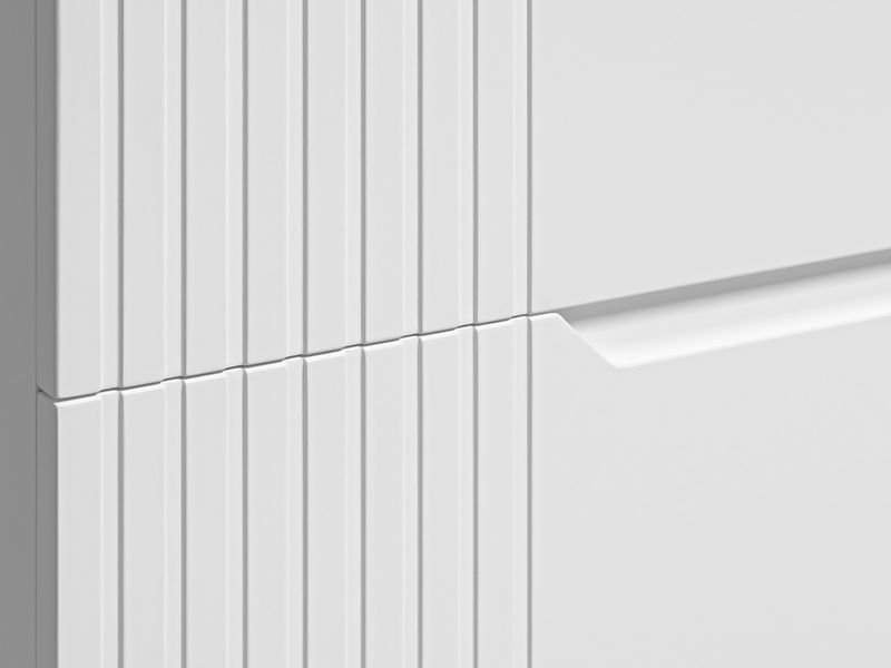Tivolli - 60 Тумба подвесная, с 2 ящ., белая матовая эмаль