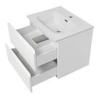 Тумба под раковину Brevita Tivolli 60 подвесная с 2 ящ. / Tiv-09060-0102Я белая матовая эмаль — 5