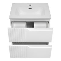 Тумба под раковину Brevita Tivolli 60 подвесная с 2 ящ. / Tiv-09060-0102Я белая матовая эмаль — 2