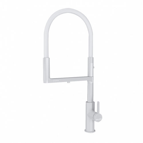 Смеситель для кухни Paulmark Tornado To213402-431 белый матовый