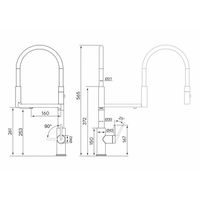 Смеситель для кухни Paulmark Tornado To213402-431 белый матовый — 2