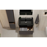 Тумба под раковину Jorno Tossony 70 подвесная / Toss.01.70/P/DS-A/JR дуб самдал/антрацит — 4