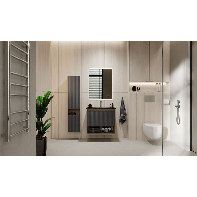 Тумба под раковину Jorno Tossony 70 подвесная / Toss.01.70/P/DS-A/JR дуб самдал/антрацит