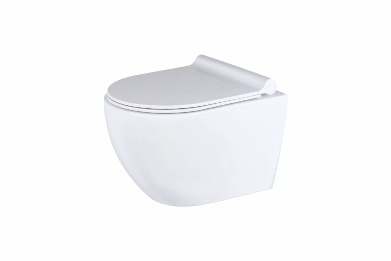 Унитаз подвесной UPTREND Caneo Rimless с сиденьем микролифт (торнадо)