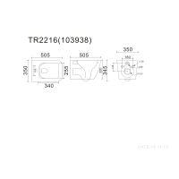 Подвесной унитаз Uptrend Gravis Rimless TR2216 с сиденьем микролифт — 7