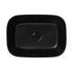Накладной умывальник UPTREND Hapi чёрный матовый