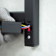 Полотенцесушитель Тругор Пэк сп 19 80х50 черный ВГП - сенсор