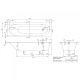 Ванна квариловая Villeroy&Boch Oberon 170x75, с ножками, без отв перелива, белая, UBQ170OBE2V-01