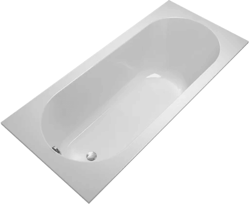 Ванна квариловая Villeroy&Boch Oberon 170x75, с ножками, без отв перелива, белая, UBQ170OBE2V-01