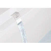 Квариловая ванна Villeroy&Boch Squaro Edge 12 UBQ180SQE2DV-01 180×80 с ножками слив-перелив белая — 3