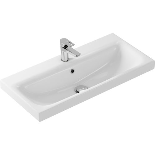 Раковина Cersanit Moduo Slim 80 см узкая / UM-MOD80SL/1