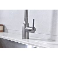 Смеситель для кухни Paulmark Universal Un213880-GM вороненая сталь — 13