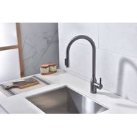 Смеситель для кухни Paulmark Universal Un213880-GM вороненая сталь — 2