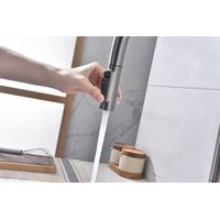 Смеситель для кухни Paulmark Universal Un213880-GM вороненая сталь — 10