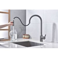 Смеситель для кухни Paulmark Universal Un213880-GM вороненая сталь — 8