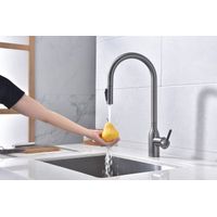 Смеситель для кухни Paulmark Universal Un213880-GM вороненая сталь — 7