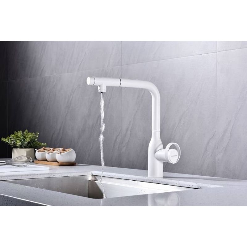 Смеситель для кухни Paulmark Urban Ur213104-431 белый матовый