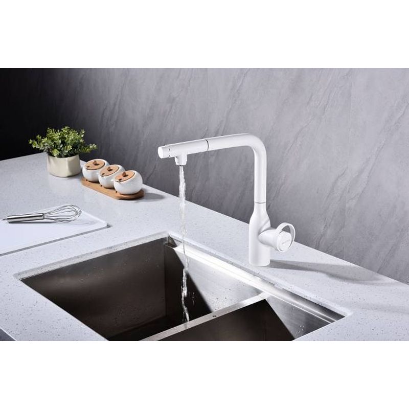 Смеситель для кухни Paulmark Urban Ur213104-431 белый матовый