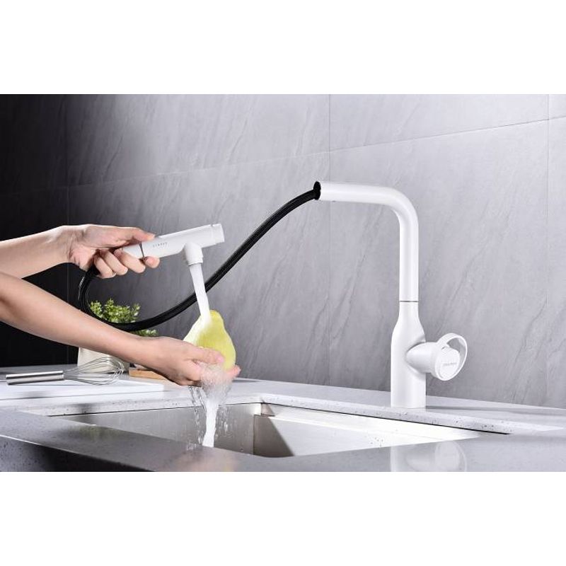 Смеситель для кухни Paulmark Urban Ur213104-431 белый матовый