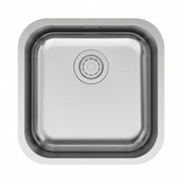 Кухонная мойка из нержавеющей стали Paulmark Vello 44 Uni VE44-BS брашированная нержавеющая сталь 446х446 мм — 1