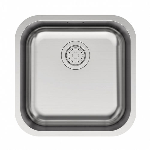 Кухонная мойка из нержавеющей стали Paulmark Vello 44 Uni VE44-BS брашированная нержавеющая сталь 446х446 мм