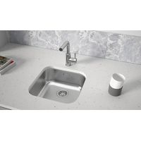 Кухонная мойка из нержавеющей стали Paulmark Vello 44 Uni VE44-BS брашированная нержавеющая сталь 446х446 мм — 3