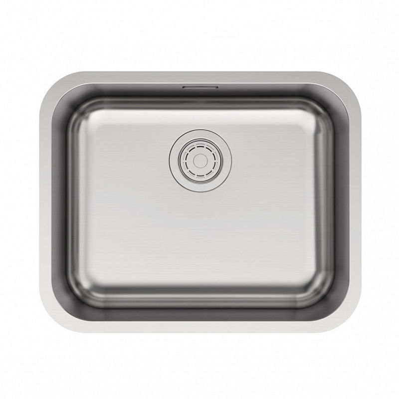 Кухонная мойка из нержавеющей стали Paulmark Vello 53 Uni VE53-BS брашированная нержавеющая сталь 533х433 мм