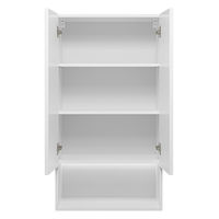 Шкаф-пенал для ванной Brevita Vega 60 над стиральной машиной / VEG-08060-011 белый — 5