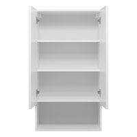 Шкаф-пенал для ванной Brevita Vega 60 над стиральной машиной / VEG-08060-011 белый — 6