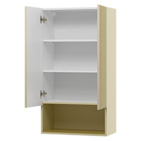 Шкаф-пенал для ванной Brevita Vega 60 над стиральной машиной / VEG-08060-031 кремовый — 6