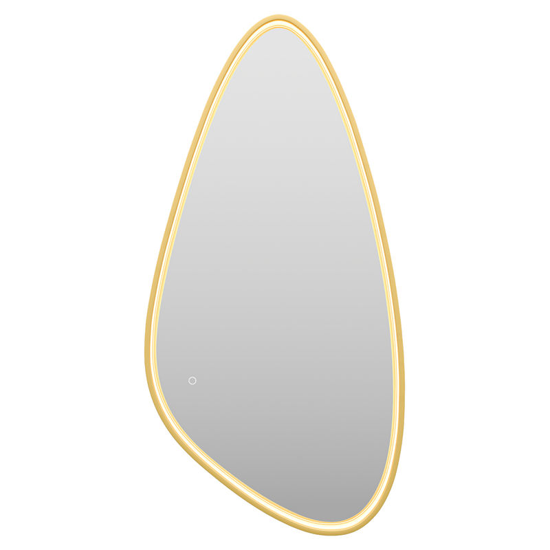 Зеркало Brevita Venus 600х1200 сенсор нейтральный свет / VEN-Var-060-gold (золото)