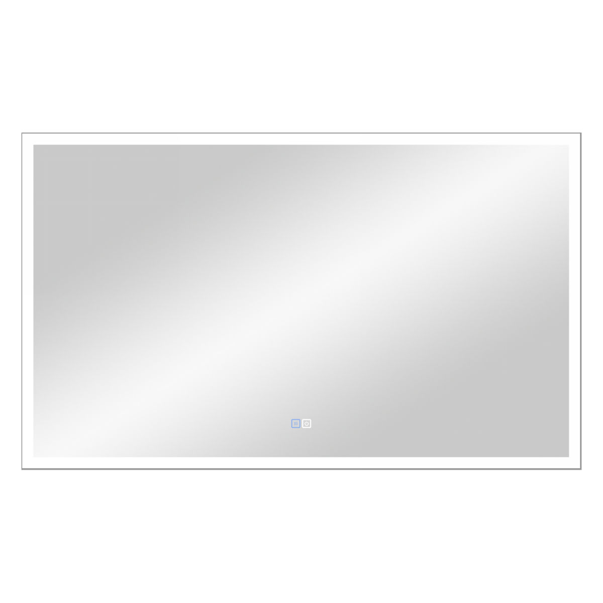 ВЕРИТАТЕ - 1000х600 Зеркало Led, с сенс. на зеркале, холодная подсветка с подогревом