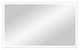 ВЕРИТАТЕ - 1000х600 Зеркало Led, с сенс. на зеркале, холодная подсветка с подогревом